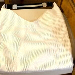 Steve Madden white polyester hobo bag